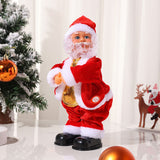 Electric Dancing Santa Claus Toy with Guitar and Music Christmas Decoration Style 3