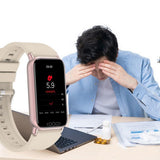 Bluetooth Smart Watch Fitness Tracker Beige