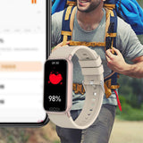 Bluetooth Smart Watch Fitness Tracker Beige