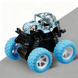 Mini Off-Road Toy Cars 4Pcs Colorful 360 Degrees Rotating Pull Back