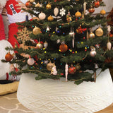 Soft Plush Christmas Tree Skirt Base Cover for Holiday Home Decoration