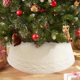 Soft Plush Christmas Tree Skirt Base Cover for Holiday Home Decoration