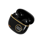 Wireless Bluetooth In-Ear Earbuds with Charging Case for Daily Use Black