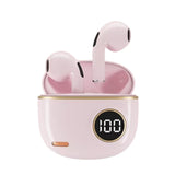 Wireless Bluetooth In-Ear Earbuds with Charging Case for Daily Use Pink