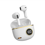 Wireless Bluetooth In-Ear Earbuds with Charging Case for Daily Use White