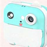 Instant Print Camera Mini Portable Photo Printer Toy Creative Gift Blue
