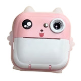 Instant Print Camera Mini Portable Photo Printer Toy Creative Gift Pink