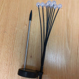 2PCS Solar RGB LED Swinging Stake Light Outdoor Garden Lamp with Wind Motion