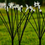 2PCS Solar RGB LED Swinging Stake Light Outdoor Garden Lamp with Wind Motion