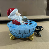 USB Powered Christmas Santa LED Decorative Light Xmas Ornament Blue