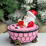 USB Powered Christmas Santa LED Decorative Light Xmas Ornament Pink