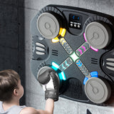 Smart Music Boxing Target Interactive Punching Training Toy for Home Black