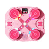 Smart Music Boxing Target Interactive Punching Training Toy for Home Pink