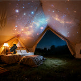 2-in-1 Galaxy Projector Lamp Dimming Night Light