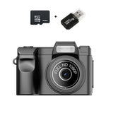 Mini Thumb Digital Camera Portable HD Pocket Video Recorder for Travel and Daily Use Black