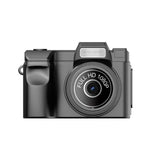 Mini Thumb Digital Camera Portable HD Pocket Video Recorder for Travel and Daily Use Black