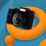 Mini Thumb Digital Camera Portable HD Pocket Video Recorder for Travel and Daily Use Black
