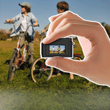 Mini Thumb Digital Camera Portable HD Pocket Video Recorder for Travel and Daily Use Black