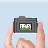 Mini Thumb Digital Camera Portable HD Pocket Video Recorder for Travel and Daily Use Black