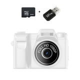 Mini Thumb Digital Camera Portable HD Pocket Video Recorder for Travel and Daily Use White
