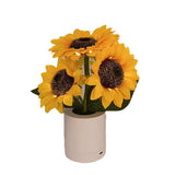 Sunflower LED Night Light Decorative Rechargeable Table Lamp for Home Decor