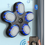 Wall-Mount Bluetooth Boxing Machine with Music for Punching Training Black