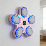Wall-Mount Bluetooth Boxing Machine with Music for Punching Training Pink