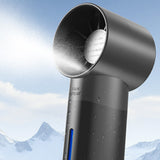 Portable High-Speed USB Mist Fan – Rechargeable Cooling Fan for Travel Office & Home  Black