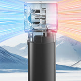 Portable High-Speed USB Mist Fan – Rechargeable Cooling Fan for Travel Office & Home  Black