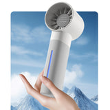 Portable High-Speed USB Mist Fan – Rechargeable Cooling Fan for Travel Office & Home Gray