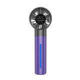 Portable High-Speed USB Mist Fan – Rechargeable Cooling Fan for Travel Office & Home Purple
