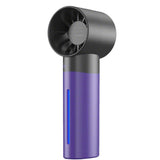 Portable High-Speed USB Mist Fan – Rechargeable Cooling Fan for Travel Office & Home Purple