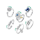 Adjustable Opening Rings Set Style 1