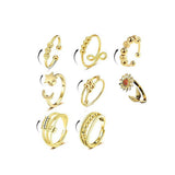 Adjustable Opening Rings Set Style 2