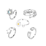 Adjustable Opening Rings Set Style 3