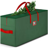 Large Christmas Tree Storage Bag with Compartments for Holiday Decorations Green