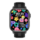 Bluetooth Smart Watch Full Screen Fitness Tracker with Call Function for Daily Use Black