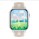 Bluetooth Smart Watch Full Screen Fitness Tracker with Call Function for Daily Use Gray