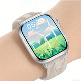 Bluetooth Smart Watch Full Screen Fitness Tracker with Call Function for Daily Use Gray