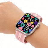 Bluetooth Smart Watch Full Screen Fitness Tracker with Call Function for Daily Use Pink