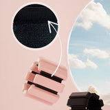 Adjustable Removable Silicone Weighted Wrist and Ankle Bands for Fitness Pink