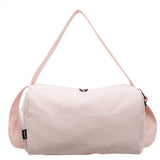 Sports Gym Bag Multi-Use Shoulder Handbag with Shoe Compartment Pink