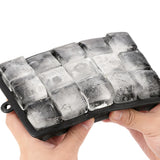 15 Grid Silicone Ice Cube Tray with Lid for Home Kitchen Freeze Black