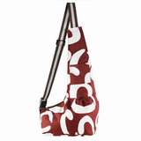 Pet Shoulder Sling Carrier Bag for Dog Cat Puppy Travel in Oxford Cloth Brown
