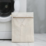 Honeycomb Mesh Laundry Bags 6-Piece Set for Delicate Clothes Lingerie Bras Socks Beige