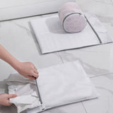 Honeycomb Mesh Laundry Bags 6-Piece Set for Delicate Clothes Lingerie Bras Socks White
