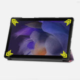 Protective Stand Case Compatible With Samsung Galaxy Tab A9 Plus 11 Inch 2023 PU Leather Cover Style 3
