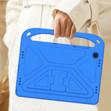 Shockproof Foam Stand Protective Case Compatible With Samsung Galaxy Tab A9 Plus Eleven Inch 2023 Blue