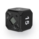 Flip Timer Cube High-Sensitivity Gyroscope Countdown Timer for Home Office Black