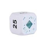 Flip Timer Cube High-Sensitivity Gyroscope Countdown Timer for Home Office White